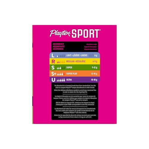 Playtex Playtex, Sport Tampons Regular Absorbency, White, Unscented, 48 Count