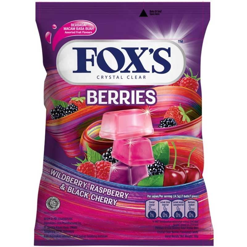 Fox's Crystal Clear Fox's Crystal Clear Berries Candy (90Gms)
