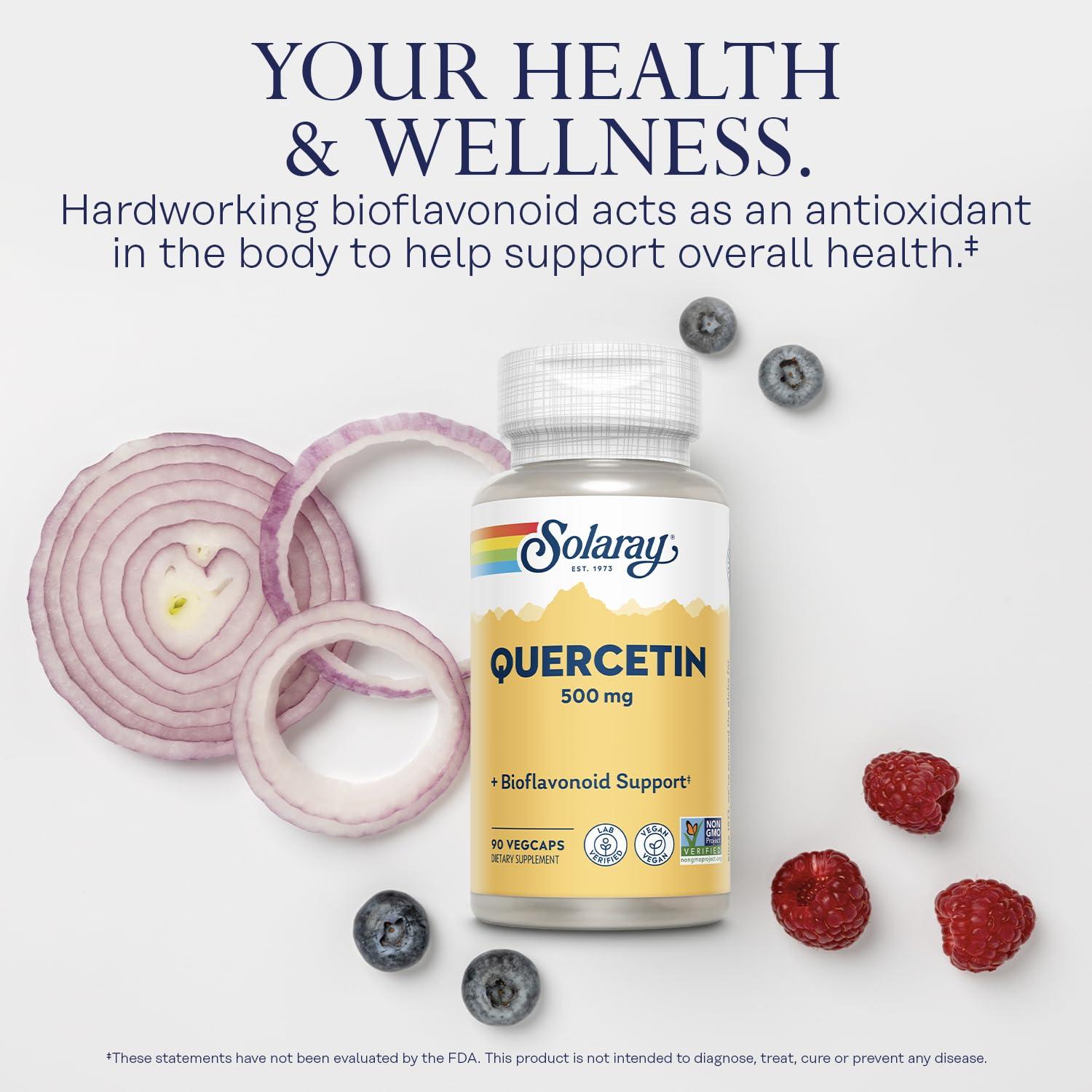 SOLARAY Quercetin 500mg - 90 - Capsule