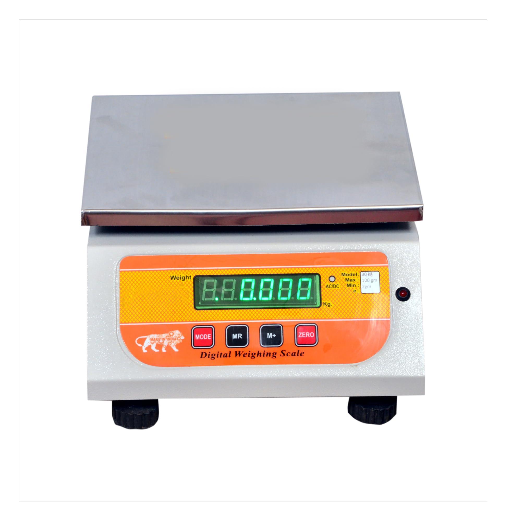 GRAMTECHNOLOGY GRAMTECH Weight Machine for Shop 30kg x 2g High-Precision Weighing Scale Digital, For Factory and other Uses 1
