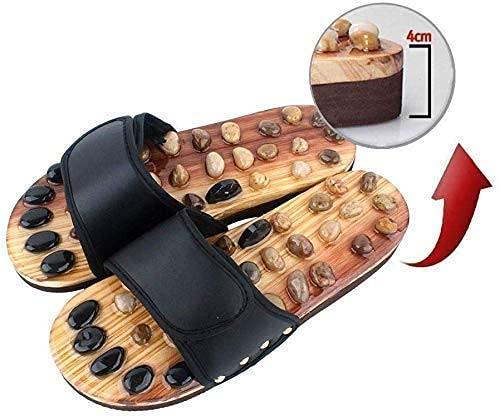 Vroxy Vroxy Acupuncture Points Foot Massager Slippers Foot Feet Massager kit Wooden Relaxing Acupressure Slippers chappal For Unisex (1Pair)