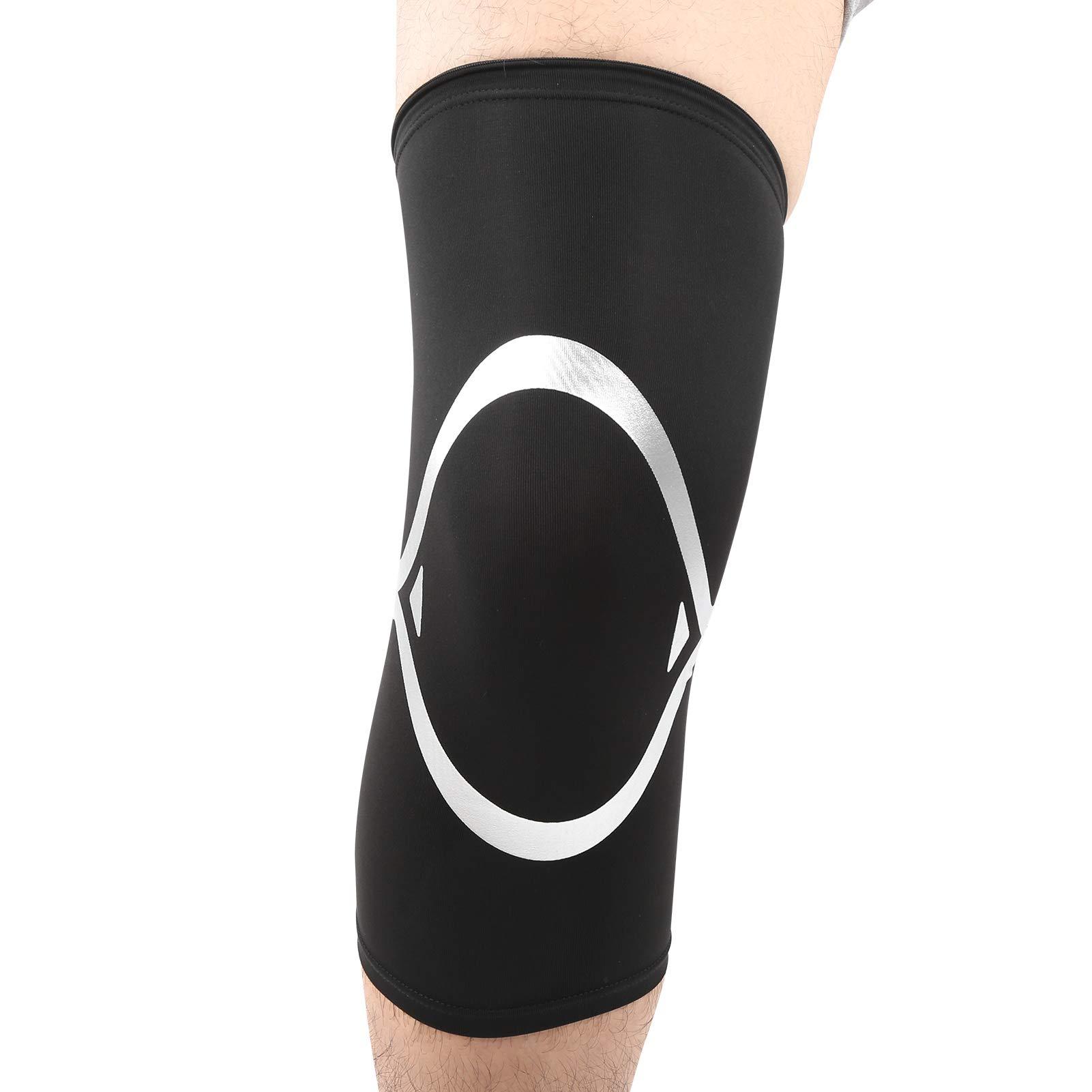 Jingyig AntiSlip Knee Wrap, Knee Support Brace, for Hiking Excercise Running Fitness(L)