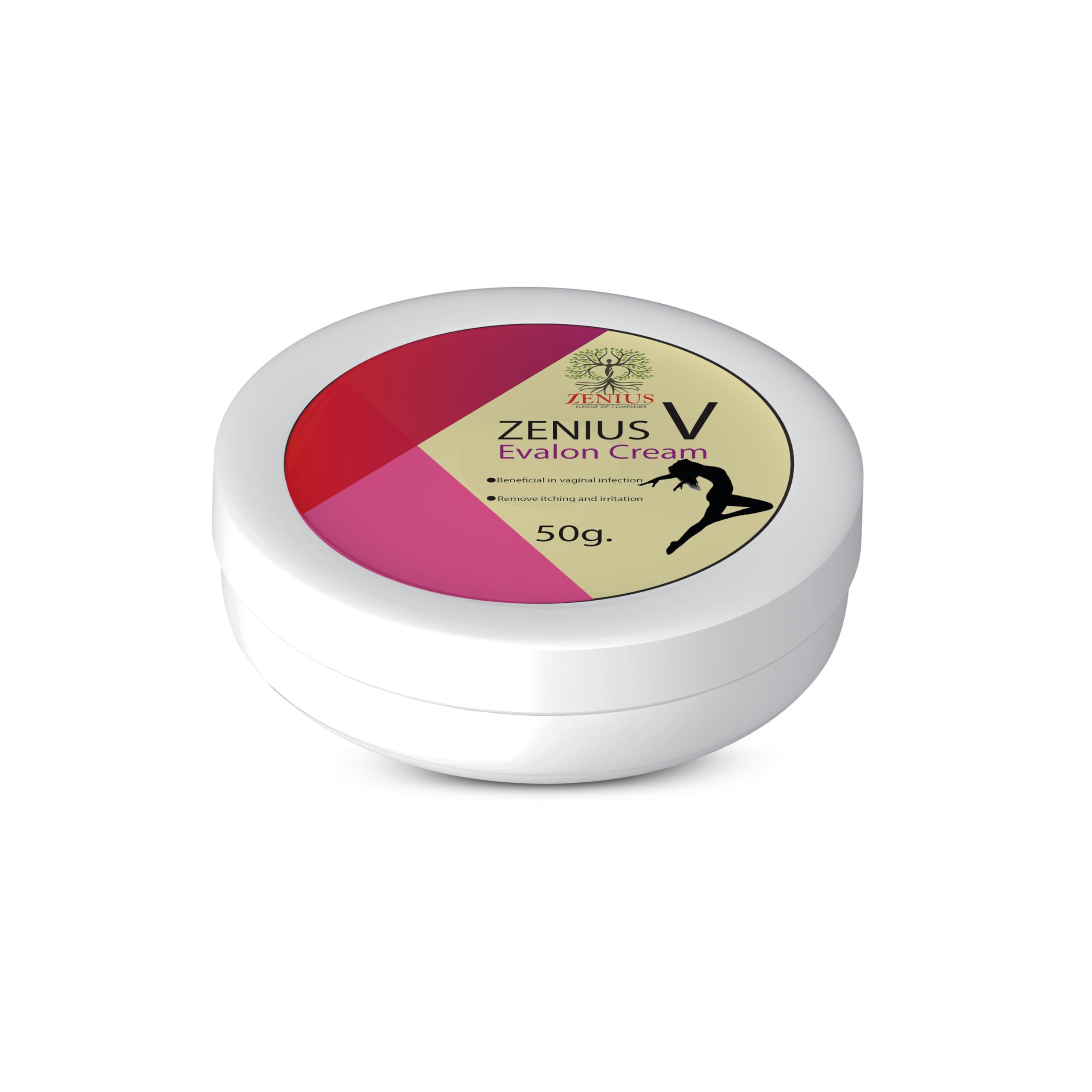 ZENIUS Zenius Evalon Cream and Medicine for V Care and Infection (100G)