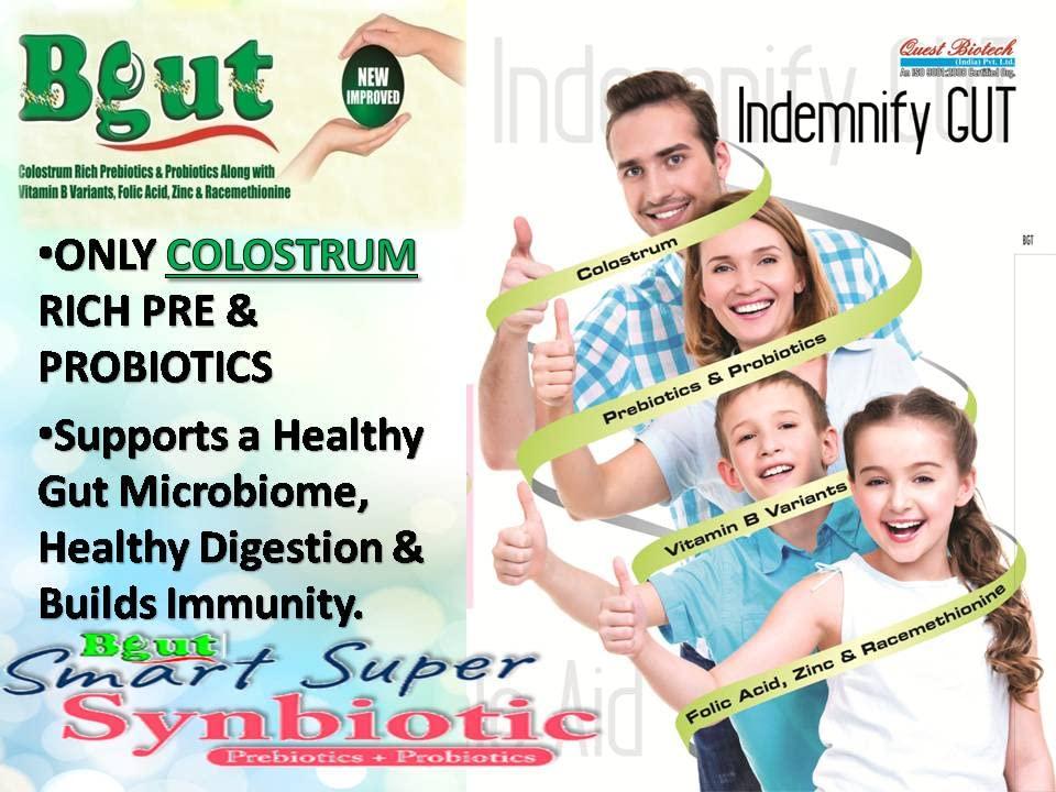 Quest Biotech Quest Biotech 01 Bgut Colostrum Rich Pre and Probiotic Capsule