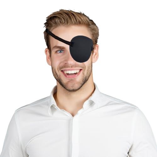 Vandorla 5PCS Eye Patch, Super Soft Eye Patches, Adjustable Medical Eye Patch for Adults and Kids, Amblyopia Lazy Eye Patches for Left or Right Eyes, 5 Colors