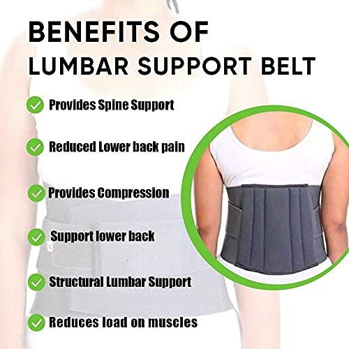 Oliver Oliver Lumbar Support LS Belt Double Pull Pressurized Lower Back Pain Relief Unisex (XL)