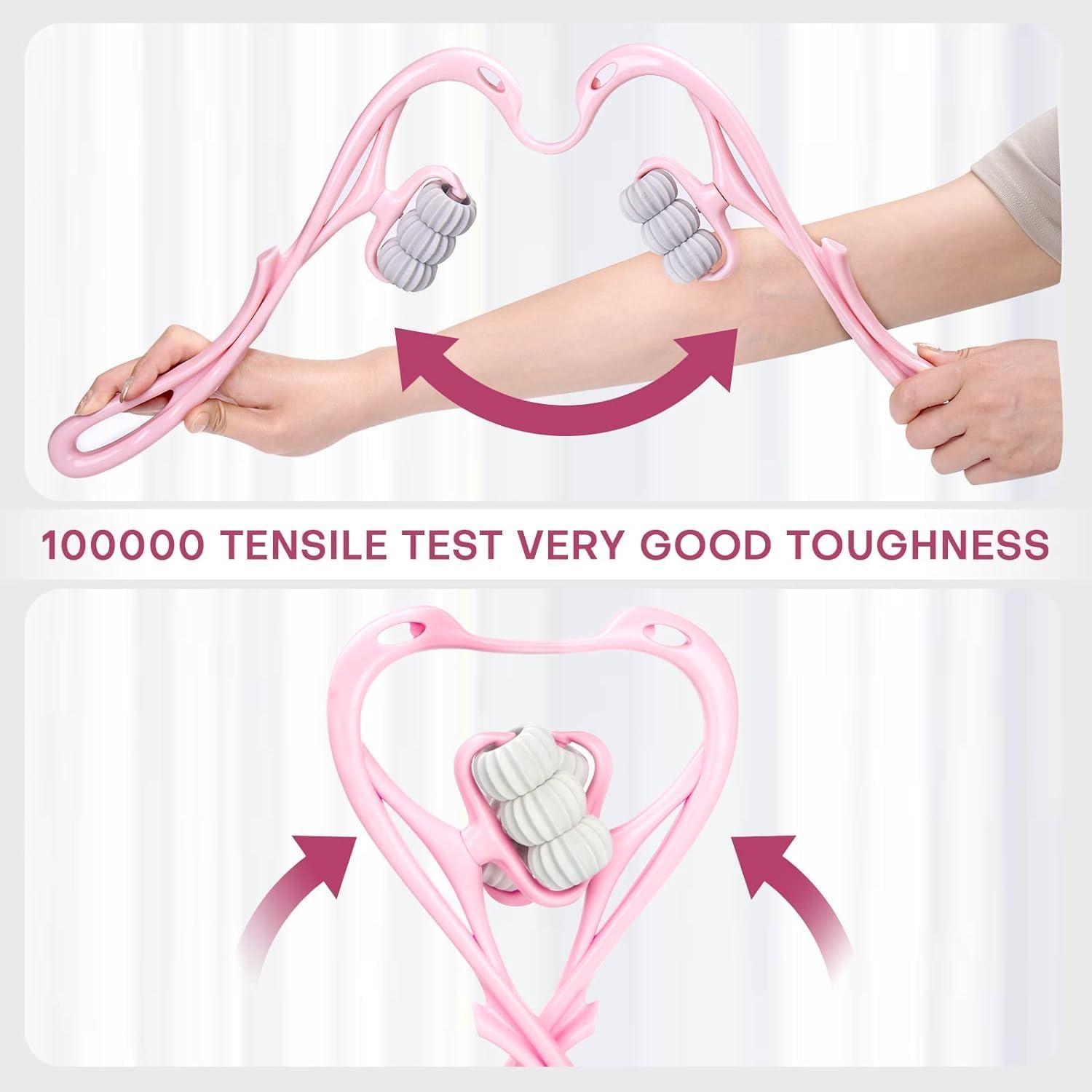 Wishbone WISHBONE NECK ROLLER MASSAGER Trigger Point Roller Massager Massage Tool Relieve Hand Pressure Deep Massage Handheld Manual Roller Massager Tool