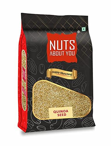 NUTS ABOUT YOU Nuts About You Quinoa Seeds, 1 kg | kinoa | Raw | Premium | 100% Natural| Diet Food
