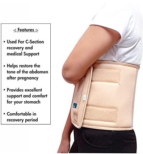 PROURBAN PROURBAN Abdominal Belt post pregnancy fat binder post delivery C-Section care compression belt adjustable