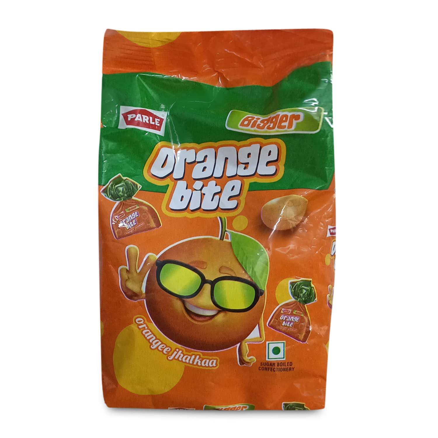 Parle Parle Bigger Orange Bite, 195g Pouch