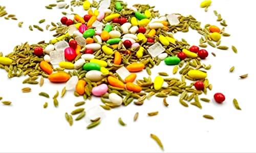 Dalthamman Colourful Sugar Coated SAUNF| Colorful Fennel Seed - 500gms. Mouth Freshener|