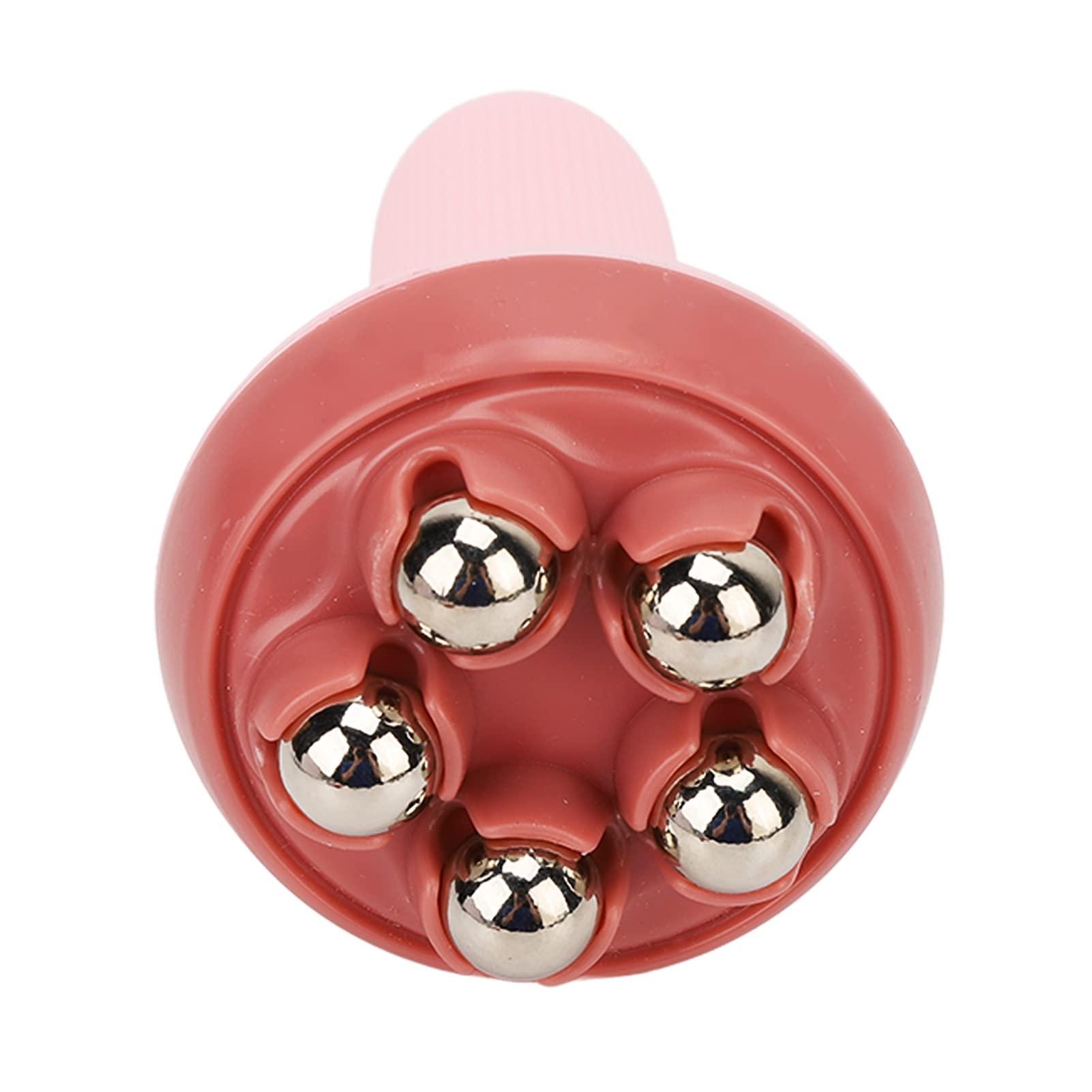 Janzoom Face Sculptor Beauty Roller, Activate Collaterals Face Massager for Relaxation Pink