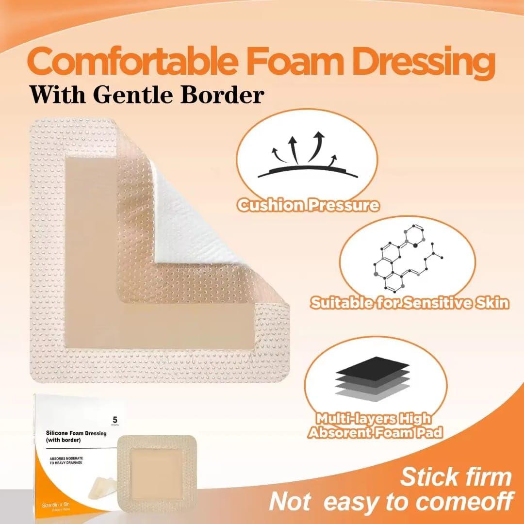 Nisco care Nisco care dressing pads for bed sores (10x10)