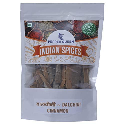 Pepper Queen PEPPER QUEEN Cinnamon, Dal Chini, Ilavankappattai, Taja, Dal Cinni, Cinnamon Sticks, Cinnamon Bark Whole Spices, Dalchini Sticks (Whole Spices), Sabut Garam Masala, Whole Indian Spice Seeds (750 gm)