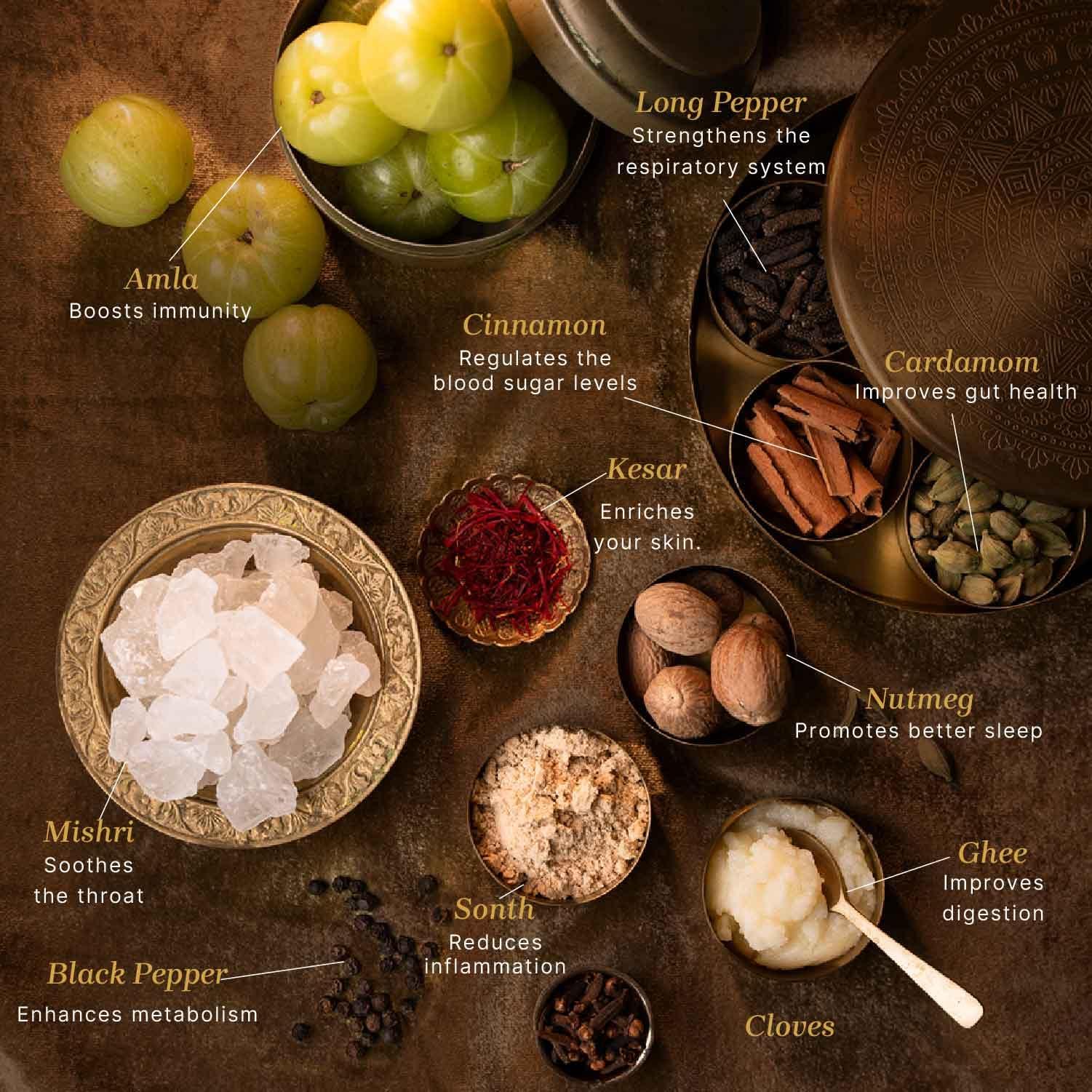 Vedic mother Vedic Mother Homemade Chyawanprash 300GM | 2X Immunity Booster with Zinc Vitamin C, Pure Cow Ghee | Helps Build Strength and Stamina | Made With Hand Picked Ayurvedic Herbs Without Additives