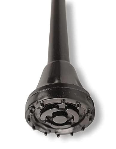 Dr. TORSO Dr. TORSO Height Adjustable Steel Crutch for Men/Women/Old Age People Patient Premium Walking Stick/Crutch (Black)