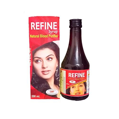 Generic Refine Blood Purifier Syrup |Ayurvedic Syrup for Healthy Skin and Hair| For Men And Women, COMBO PACK (200 ML)|