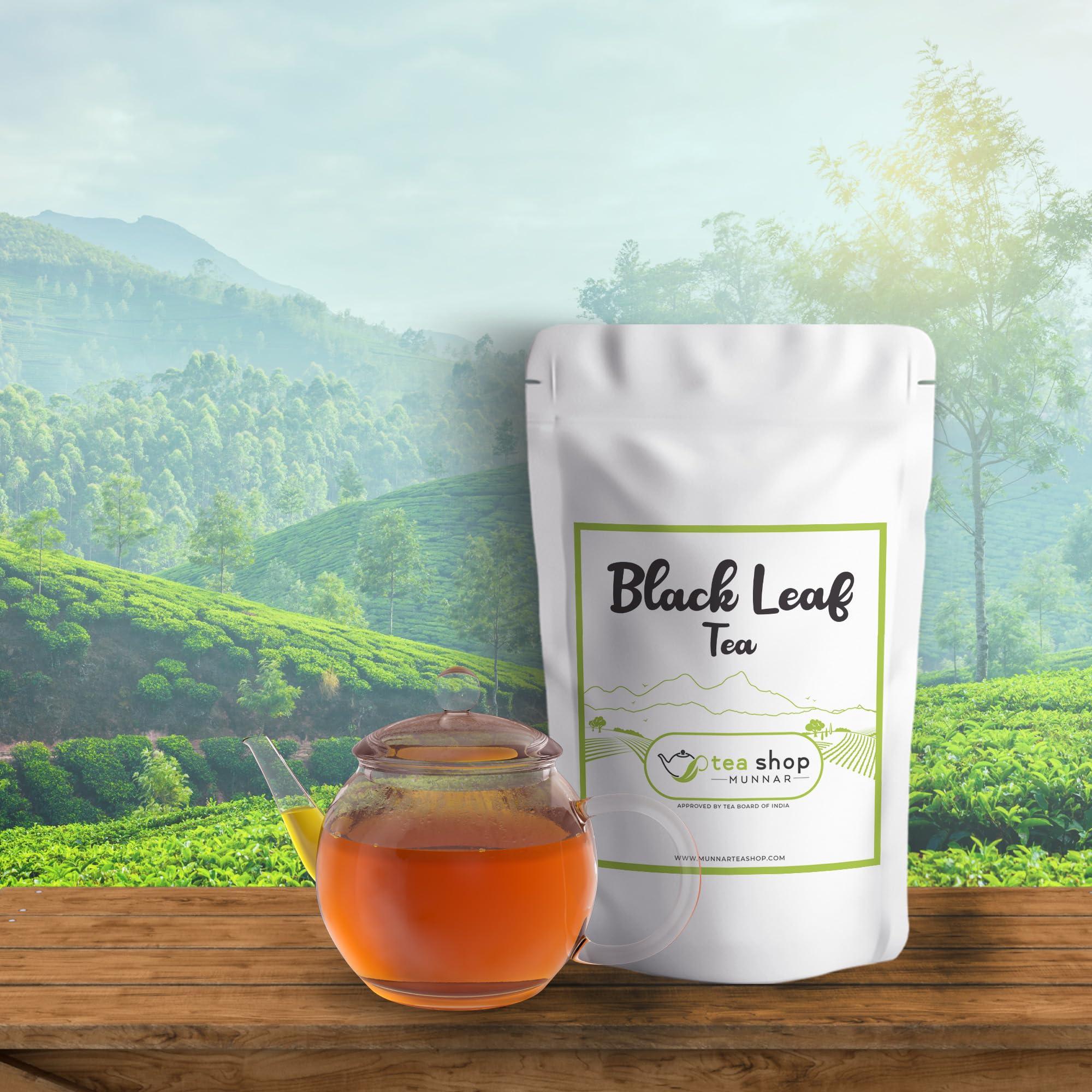 Generic Black Leaf Tea - Premium Leaf Tea From Munnar, Kerala - Finest Hand Picked - Rich & Aromatic Leaf Tea - Daily Factory Sourced - 50 Grams