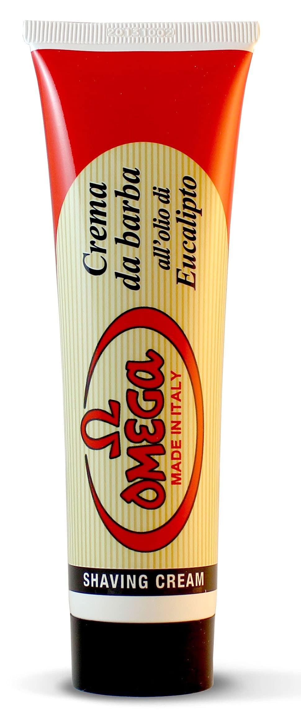 pircosmeticsomega Eucalyptus Shaving Creme Tube 3.52oz shave cream by Omega