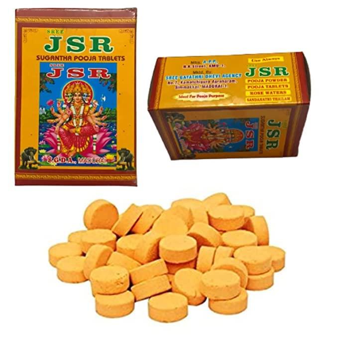 JSR Nanavar Sandalwood Tablets/santhanam Tablets/chandanam/Chandan Tablets for Puja or Pooja Purpose