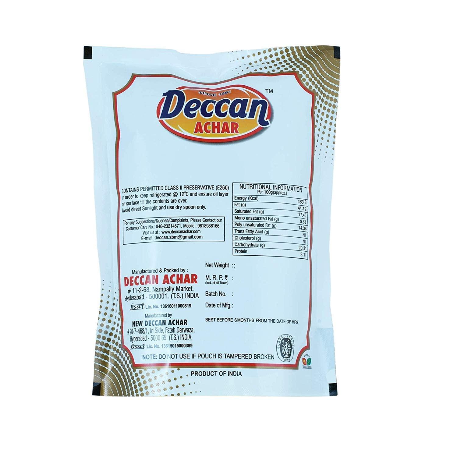 Deccan ACHAR Deccan ACHAR Hyderabad Biryani Pickle Made Biryani Tast in 30 Sec - 250g