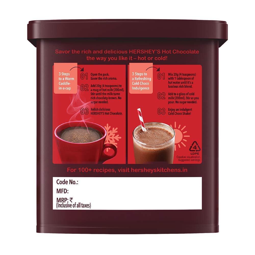 HERSHEYS HERSHEYS Hot Chocolate Drink Powder Mix, with Immunity Supporting Vitamins and Minerals