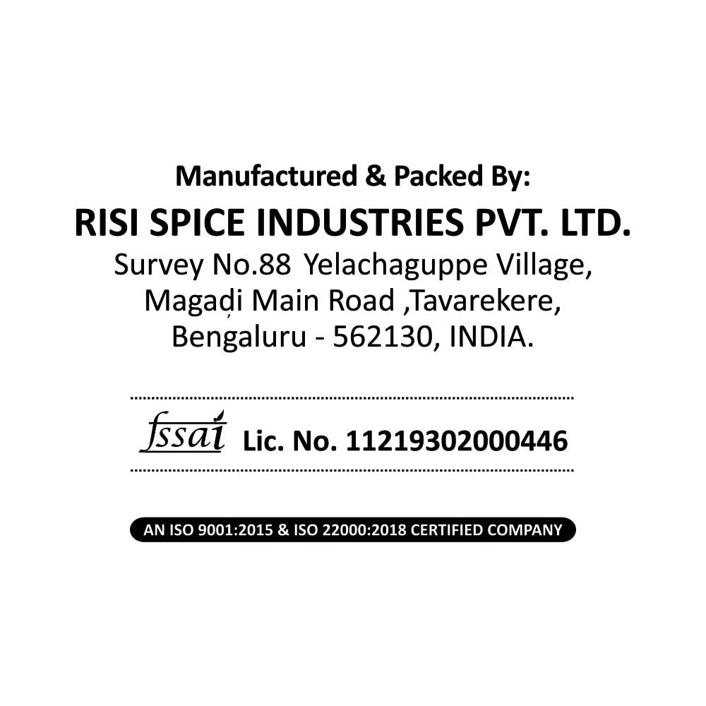 RISI SPICES Risi Spice Blended Masala_Veg COMBO Pack 1 (50 Gms Combo Pack) (50Gm x 6 Pcs) Risi Shahi Biriyani Masala 50Gm Box, Chana/Chhole 50 Gm Box, Chaat Masala 50 Gm Box, Garam Masala 50 Gm Box, Sabji Masala 50 Gm Box, PavBaji Masala 50 Gm Box