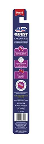 Raghav Lifestyle Products Ajay Quest manual toothbrush for adults (Pack of 6 Pcs) Hard,Multcolor