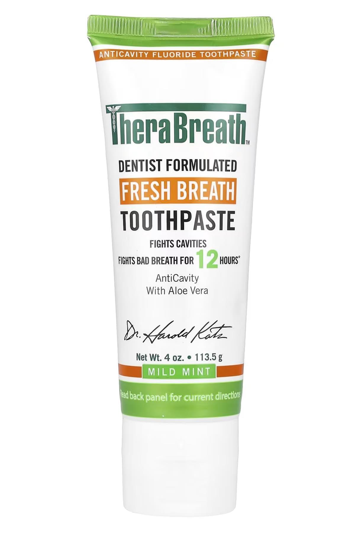 TheraBreath Therabreath Therabreath Oxygenating Fluoride Toothpaste With Aloe Vera