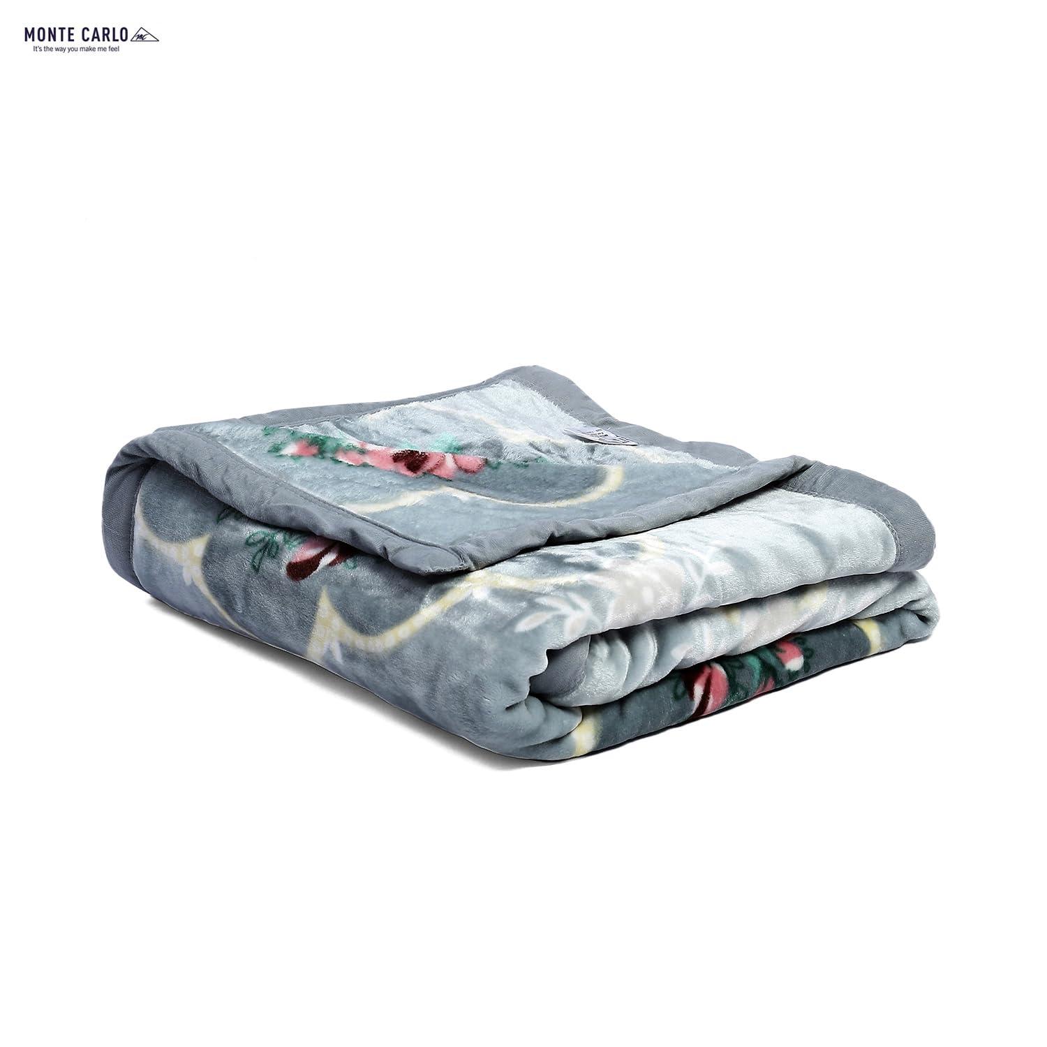 Monte Carlo Monte Carlo Printed Mild Winter 1 Ply Single Bed Blanket (24BL-RELATION-12)