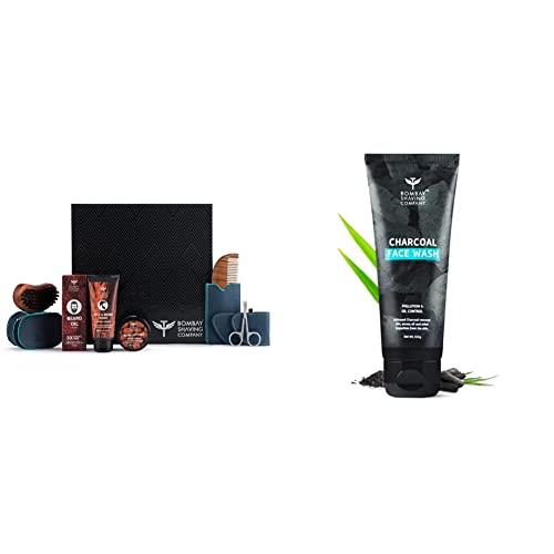 Bombay Shaving Company Bombay Shaving Company Beard Maintainience Care Starter Kit with Charcoal Face Wash