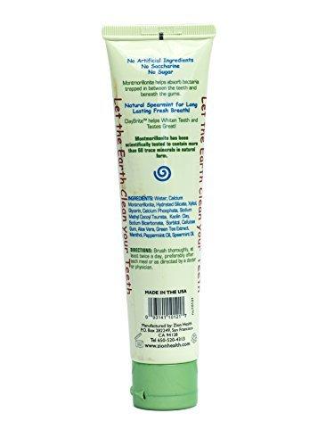 Zion Health Zion Health Claybrite Extra Strength Toothpaste, 3.2 Ounce