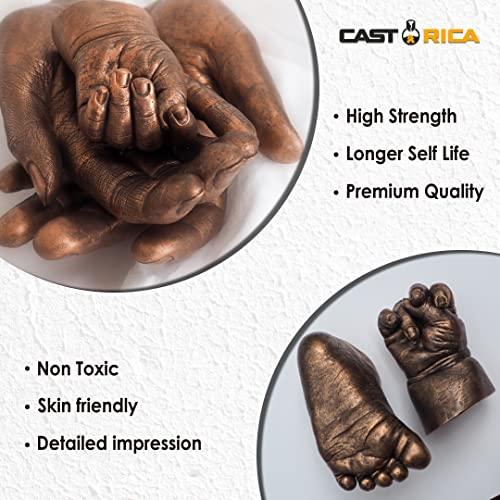 Sodee SODEE Hand Casting Kit ? Family Casting Kit - Casting Kit for Hand Casting - Family Casting Kit - Kit for Family Hand & Foot Mold (Molding Powder 1200 gm, Casting Powder 3kg)