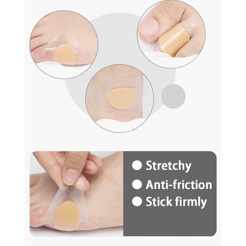 ZUGAD ZUGAD Heel Protectors,Shoe Bite Protector,Waterproof Self-Adhesive Foot Care Protection Pads,Heel Stickers Pad Self-Adhesive Heel,Anti-friction Foot Patch for Women Men. (20)