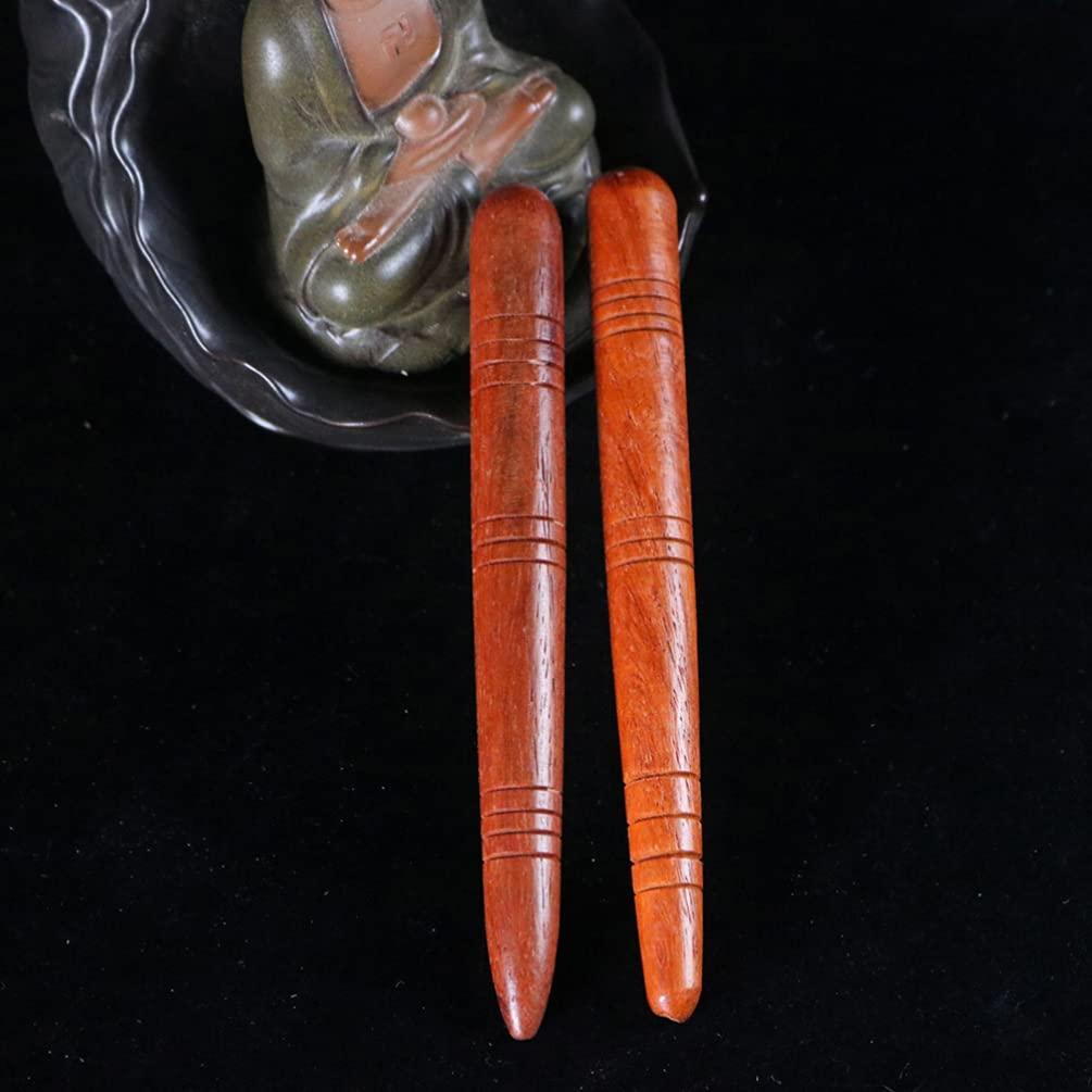 HEALLILY HEALLILY 4Pcs Traditional Thai Massage Stick Manual Acupressure Pens Foot Hand Massage Wooden Stick Reflexology Rods for Trigger Point Relief Pain Therapy Tools