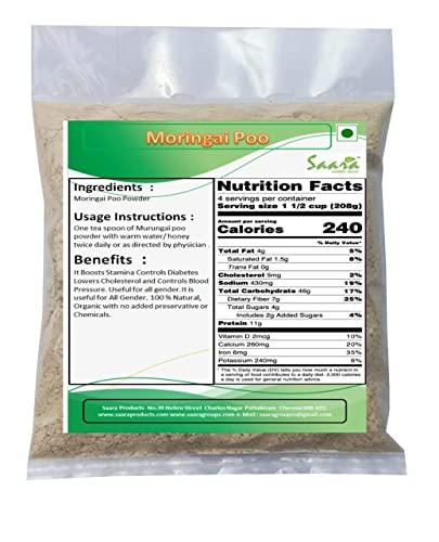 SAARA SAARA Murungai Poo Powder, Drumstick Flower Powder, Helps to increase Appettite, 50g