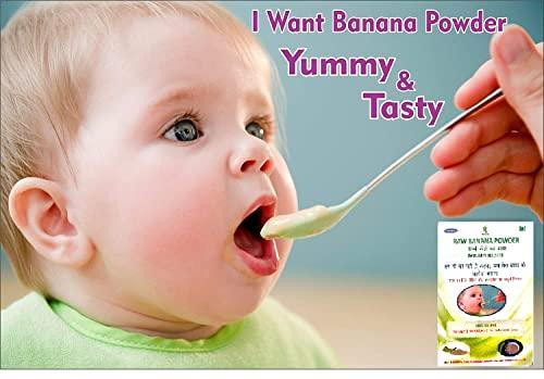 SHOODDH SHOOODH Sun Dried RAW Banana Powder for Babies Porridge Eating 250GM