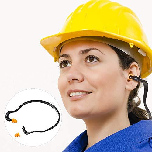 BBTO Band Earplugs Hearing Bands Banded Shooting Ear Plugs Lightweight Silicone Earplugs for Construction Work, Sleeping, Concerts, Shooting, Motor Sports Racing (4)