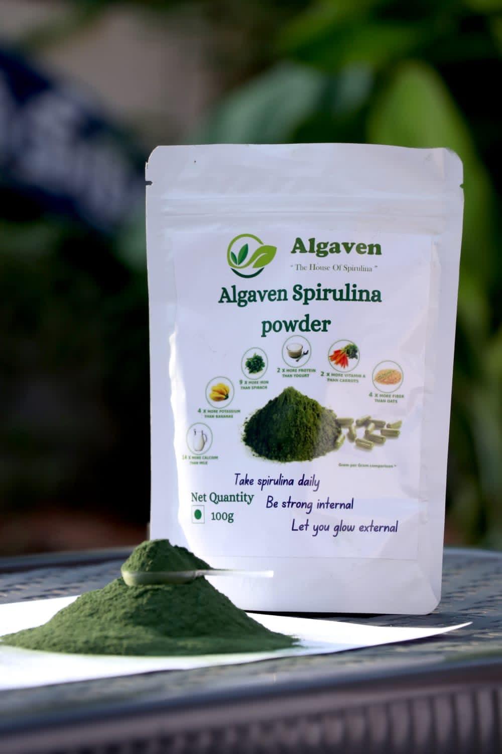 JE JE ENTERPRISES PRIVATE LIMITED ALGAVEN SPIRULINA POWDER