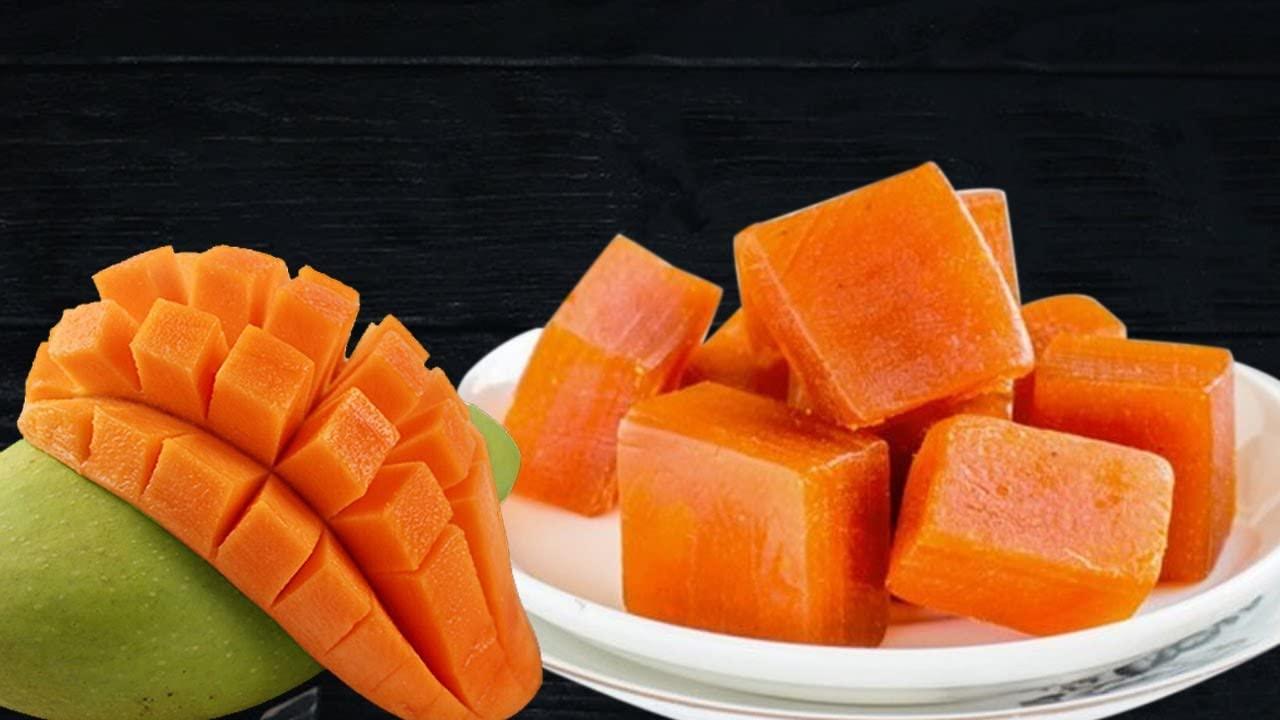 COCAMI Natural Mango Jelly | Aam papad Slice bar | Khatta Mitha meetha | mamidi Tandra - 250 grams