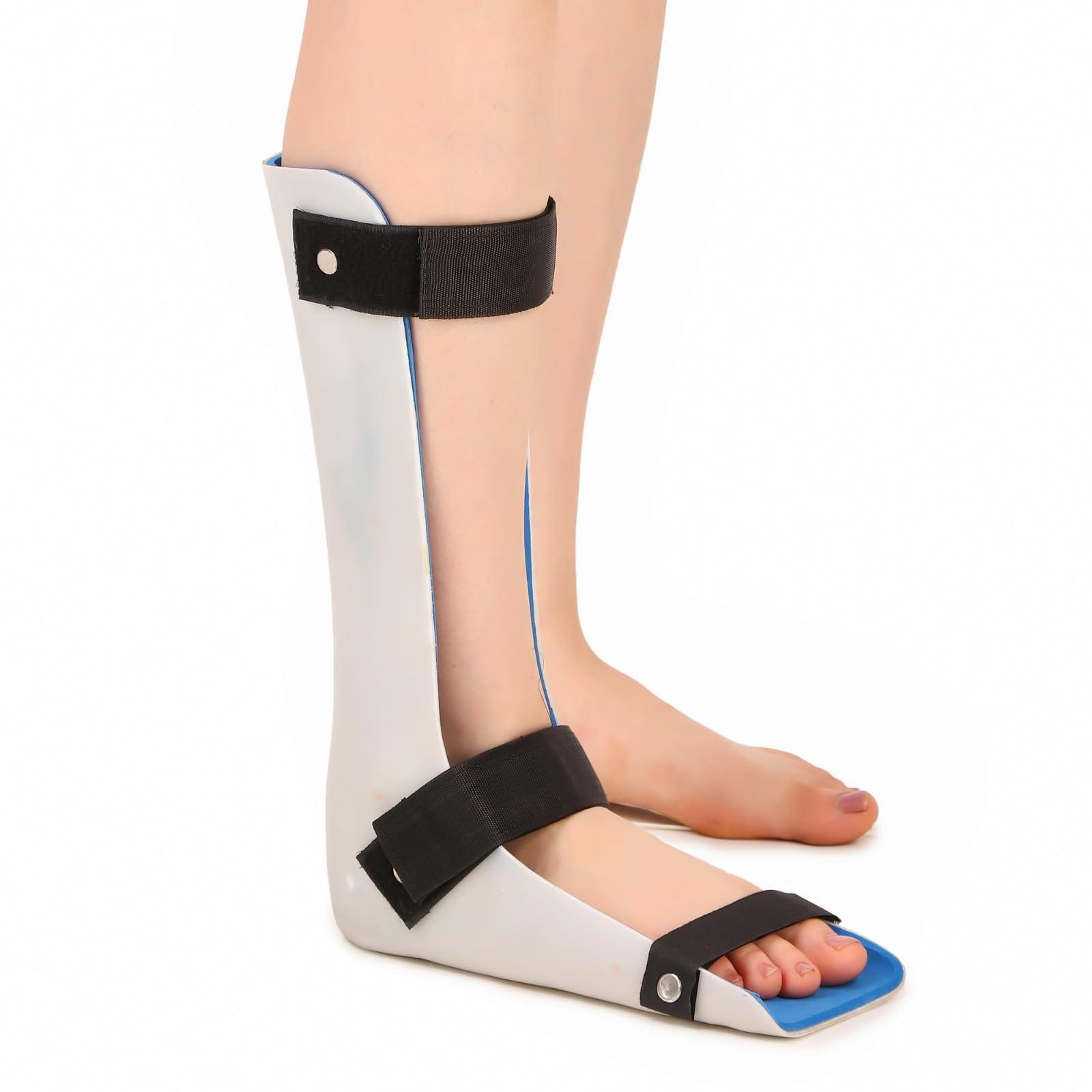 Medilink Medilink Foot Drop Splint Left leg padded (With Liner)- orthopedic ankle foot brace stabilizer (left)(small)