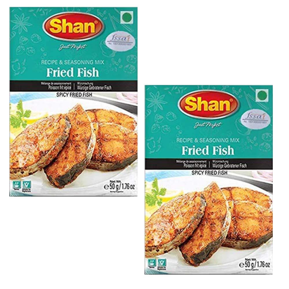 Shan Shan Fried Fish Masala, 2 Pack, 2 x 50 g