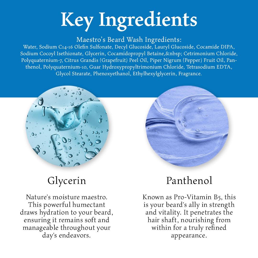 Maestro\'s Classic Maestro\'s Classic Mark of a Man Beard Wash, 4 Ounce