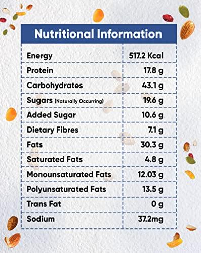 True Elements True Elements Healthy Nuts And Berries Mix 200gm - Roasted Dry Fruits | Nuts and Berries | 43% of Premium Cashews & Almonds