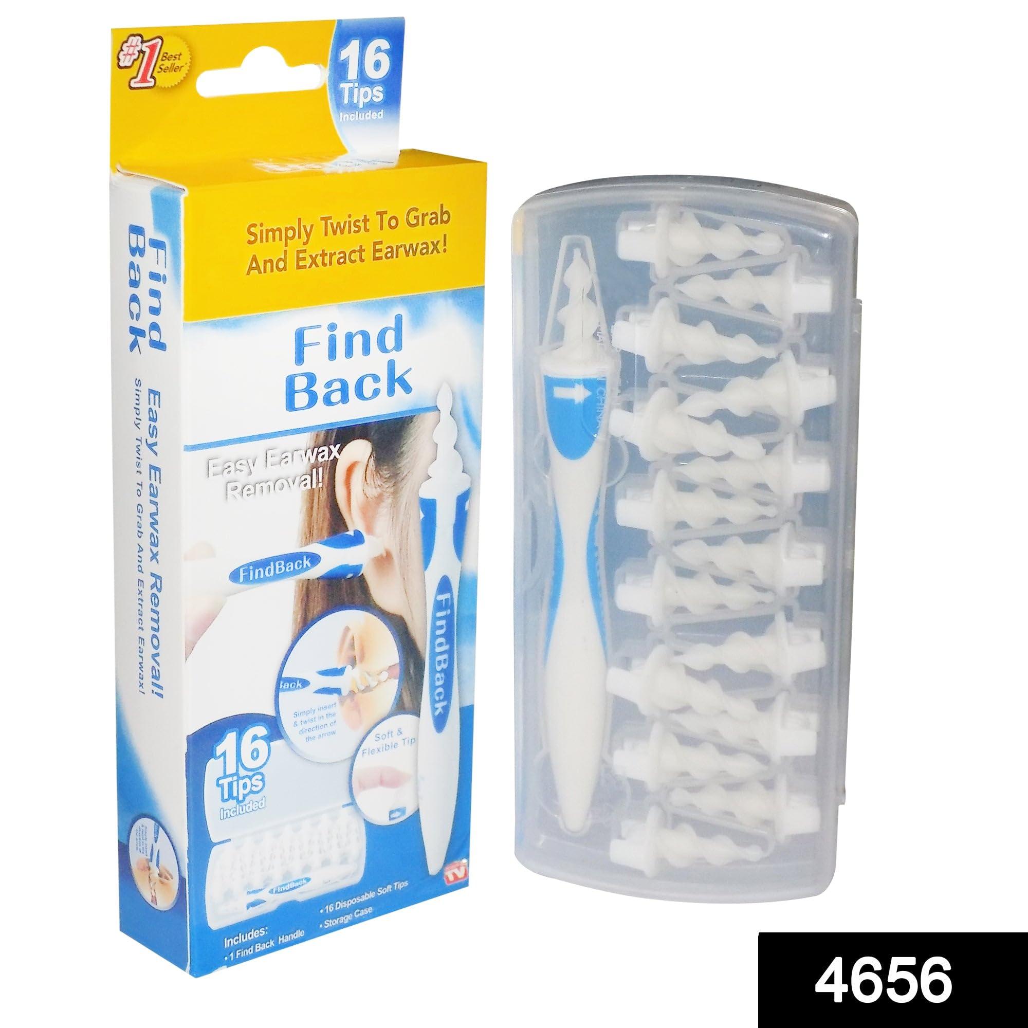 WEGRAFF Smart Swab Silicone Easy Earwax Removal with 16 Replacement Disposable Soft Tips/Ear Wax