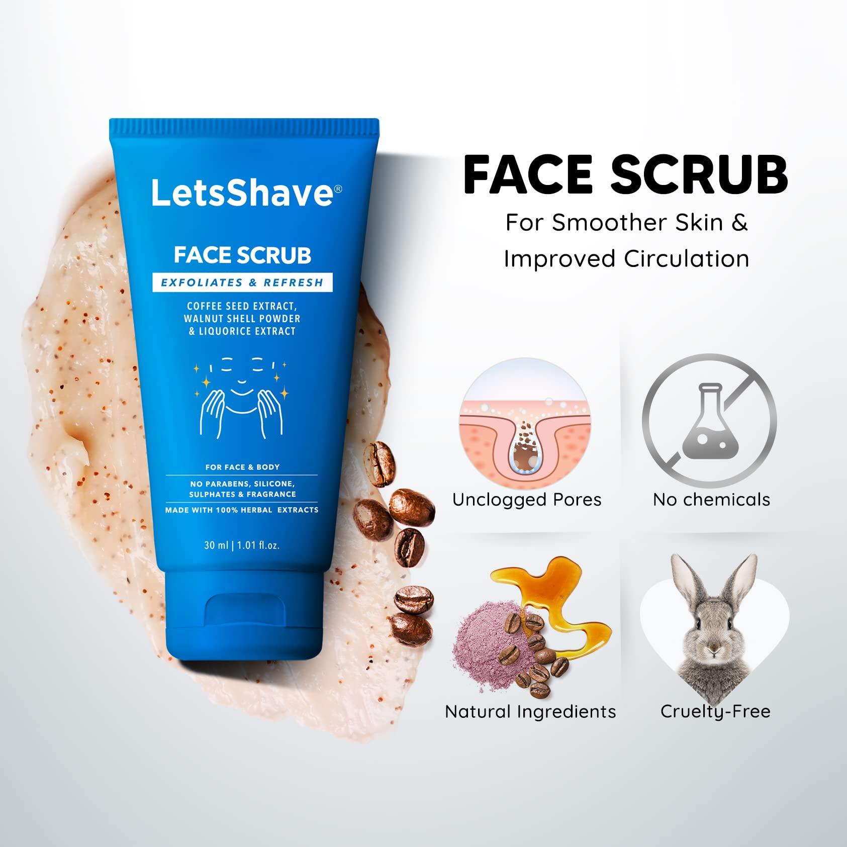 LetsShave LetsShave Pro 2 Disposable Mini Shaving Razor Kit For Men, Pack of 5 Razor + 1 Transparent Shave Gel 30 ml + Travel Pouch | Shave Care, Shaving Kit for Men