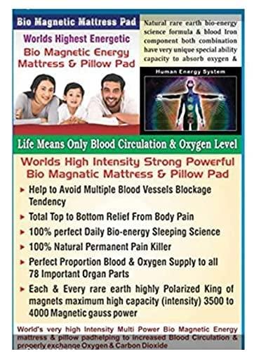 Generic The Traditional Export Magnetic Field Therapy | Bio Magnetic Mattress Topper (3x6 feet.)(Blue)