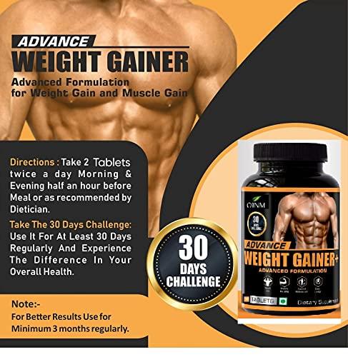 OMNI BEAUTY OINM ADVANCE Weight Gainer + 30 Capsule (Advance Formulation) Ayurvedic Medicine for Boys Girls