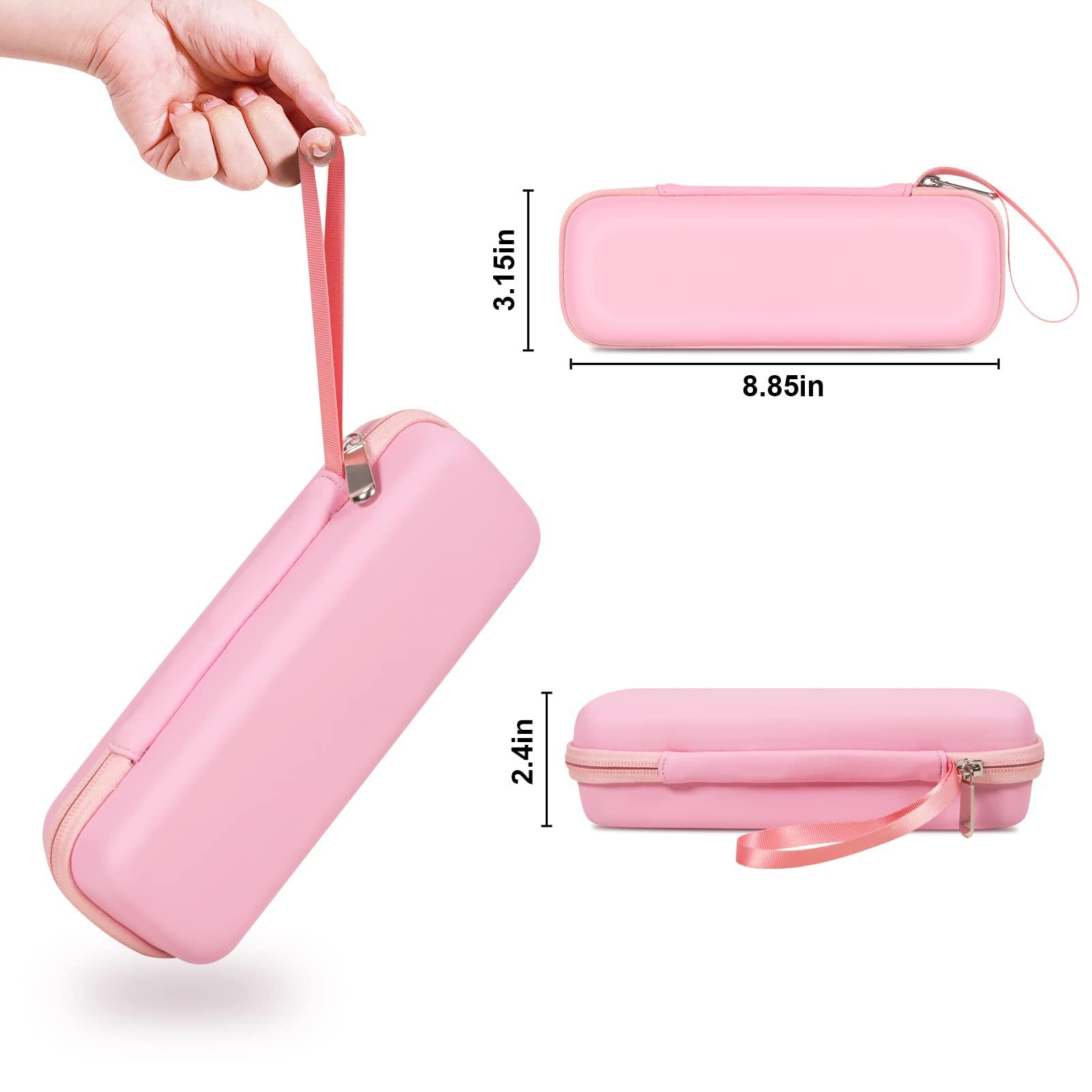 ZORETCO ZORETCO Toothbrush Hard Travel Case Compatible with Philips Sonicare Protectiveclean 4100,5100,6100,6500 Fits for Oral-B Pro 1000,1500,2000,3000,3500 Electric Toothbrush Travel Bag (Pink)