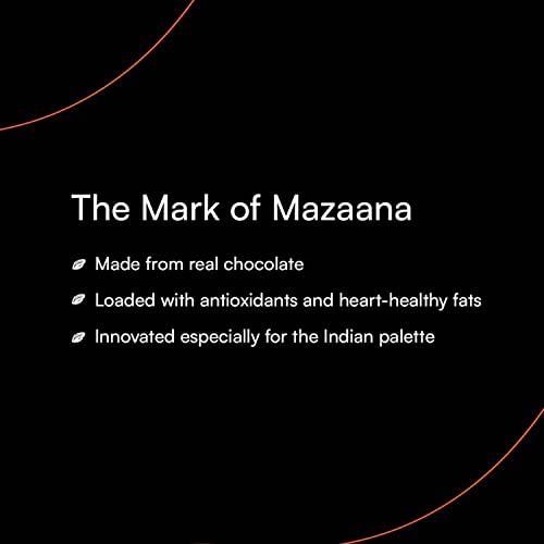 Mazaana Mazaana Milk Chocolate with Almonds Bar, 100gm, Premium Chocolates, Iron, Potassium, Zinc, For Every Occasion.(Pack of 4)